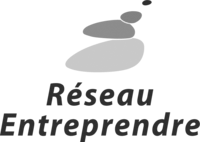 Réseau Entreprendre logo gris