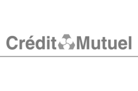 Crédit Mutuel logo gris
